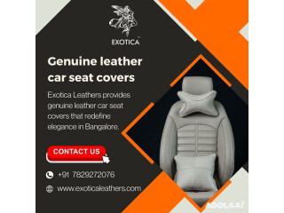 Genuine leather car seat covers in Bangalore KA