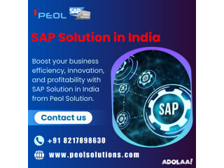 SAP Solution in India | Peol Solutions