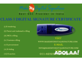 Buy Class 3 Digital Signature Certificate Online