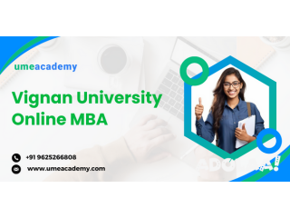 Vignan University Online MBA