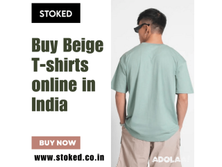 Buy Beige Tshirts online in India