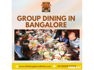 Group Dining in Bangalore