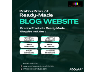 Get Your Ready-Made Blog Website with Prabhu Products