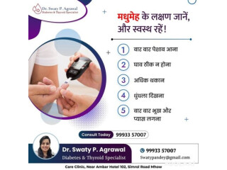 Get the Best Diabetologist Doctors in Mhow: Dr Swaty P. Agrawal