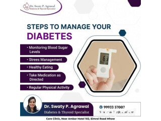 Dr. Swaty P. Agrawal: Leading Diabetologist in Mhow for Exceptional Diabetes Care