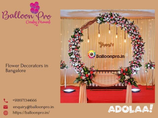 Exquisite Flower Decorators in Bangalore for Stunning Wedding and Event Decorations