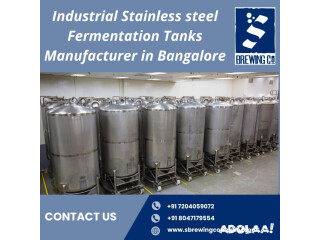 S Brewing Company Industrial Stainless steel Fermentation Tanks Manufacturer in Bangalore