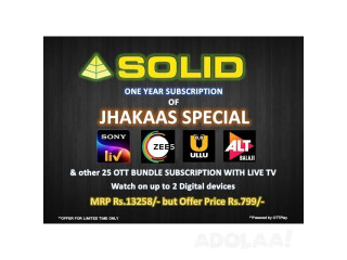 SOLID JHAKAAS SPECIAL PACK 29 Apps & 300+ Channels