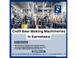 Craft Beer Making Machineries in Karnataka S Brewing