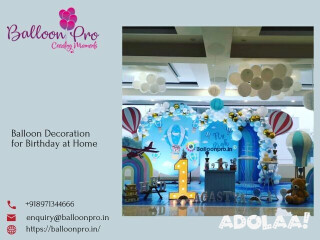 Expert Balloon Decoration for Birthdays at Home in Bangalore