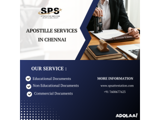 Apostille Services Chennai | SPS Attestation