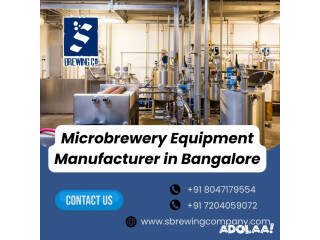 Microbrewery Equipment Manufacturer in Bangalore S Brewing Company