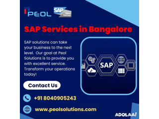 SAP services in Bangalore