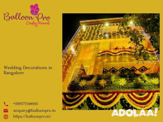 Elegant Wedding Decorations in Bangalore by Expert Event Organizers