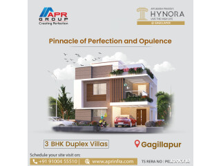 3BHK Villas for sale near dundigal | APR Group