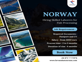 Norway Hiring: Skilled Laborers for Fish Processing!