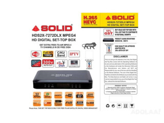 SOLID HDS2X-7272DLX S2X H.265 HD FTA Set-Top Box