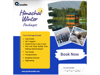 Explore Beautiful hills of Himachal with Quick Traveler's Affordable Packages