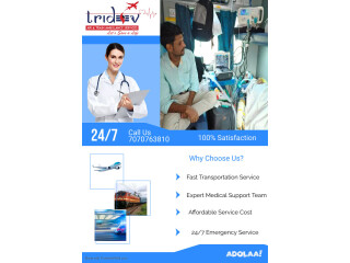 Tridev Air Ambulance in Ranchi - Cost-Effective and Easily Accessible