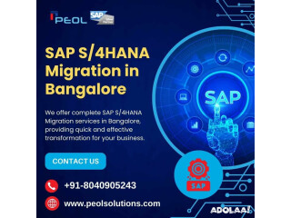 SAP S/4HANA Migration in Bangalore | Peol