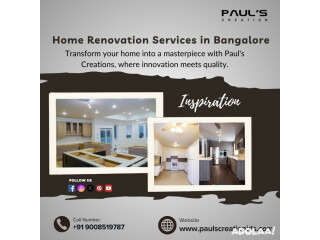 Home Renovation Services in Bangalore