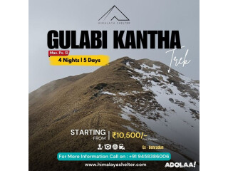 Gulabi kantha trek package from Himalaya Shelter