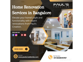 Home Renovation Services in Bangalore Paul's Creation