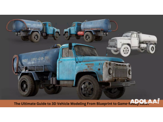 The Ultimate Guide to 3D Vehicle Modeling From Blueprint to Game-Ready Asset