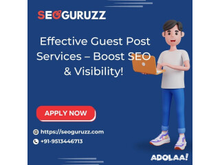 Effective Guest Post Services Boost SEO & Visibility