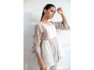 Buy Chanderi Silk Dresses for Women Online at Best Prices