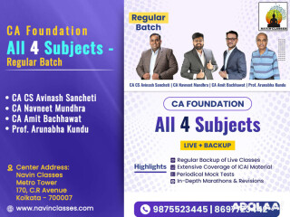 India's Best CA Foundation Classes by Navin Classes