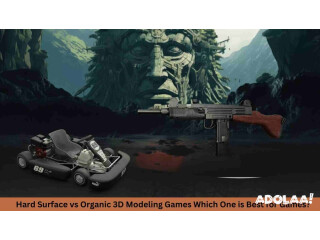 Hard Surface vs Organic 3D Modeling Games Which One is Best for Games?