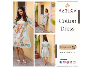 Buy casual cotton summer dresses for women online