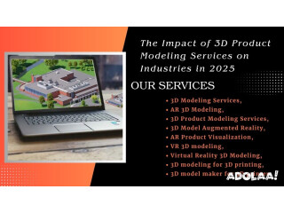 The Impact of 3D Product Modeling Services on Industries in 2025