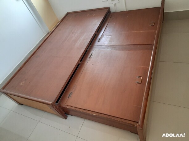 double-bed-folding-with-mattresses-and-storage-for-sale-big-2