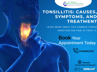 Effective Tonsillitis Treatment in Bangalore - Discover Relief with Anand Homeopathy Clinic