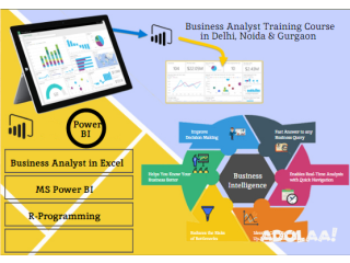 Best Business Analytics Classes in Delhi, SLA Institute, Rohini, Excel, VBA, SQL, Tableau, Power BI, R & Python Classes with 100% Job