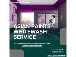 Best Asian Paints Whitewash Service | National Enterprises