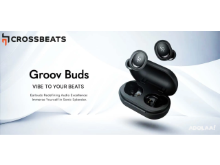 CrossBeats Groov Buds with up to 55h playback, Bluetooth 5.3 launched