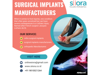 Experienced Surgical Implants Manufacturers