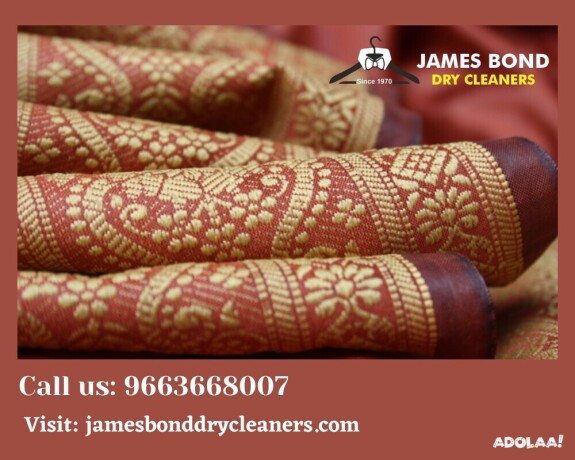 the-glamour-of-sarees-with-expert-polishing-services-by-james-bond-dry-cleaners-big-0