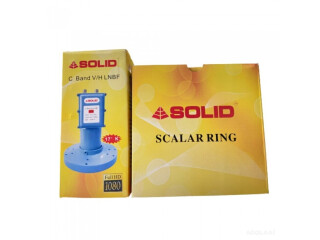 Solid C-Band Dual Pol LNB - 1 Port For Horizontal Signals and 1 port For Vertical Signals