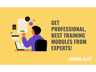 Get professional, best training modules from experts!