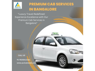 Premium Cab Services in Bangalore