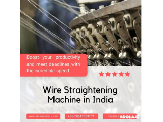 Wire Straightening Machine in India | SKZ Machinery