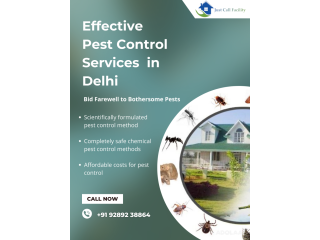 Pest Control in Delhi - Just Call Facility