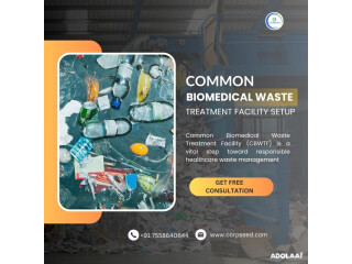 Common Biomedical Waste Treatment Facility Setup