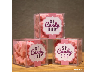 Acrylic Candy Cubes For Bat Mitzvah
