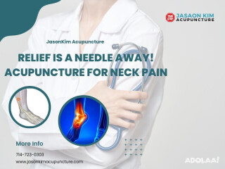 Relief is a Needle Away! Acupuncture for Neck Pain by JasonKim Acupuncture