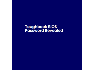 How to Unlock Panasonic Toughbook Bios Password
